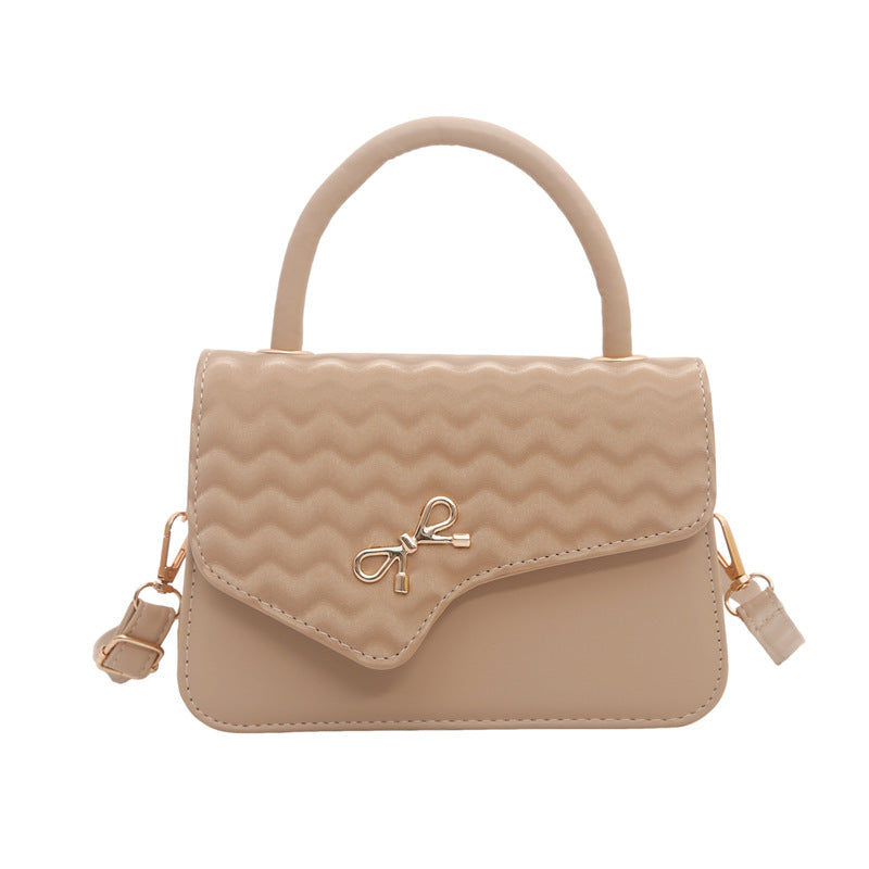 WoChic Textured Handheld Satchel Bag Bowlift
