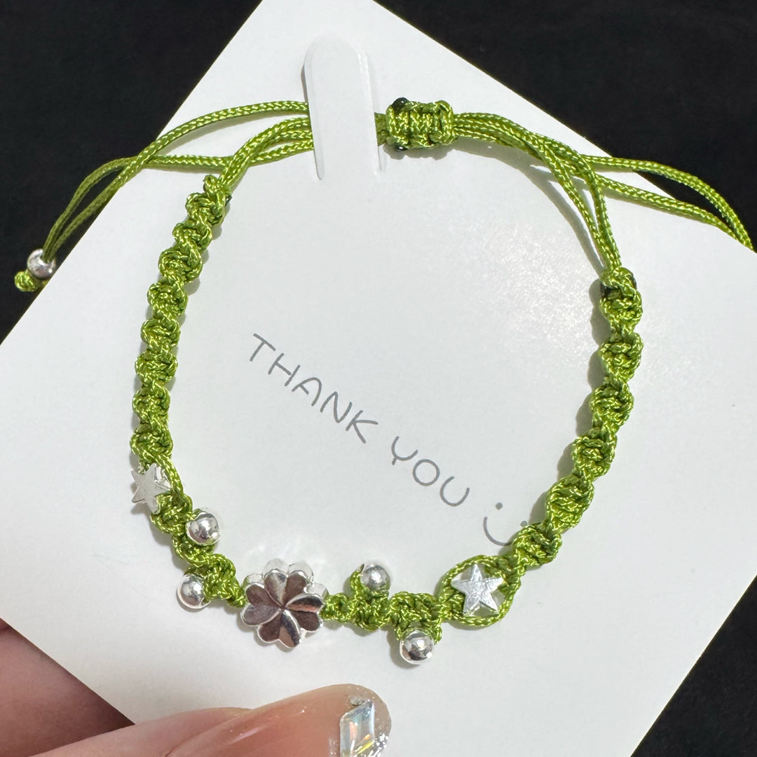 Adjustable Knotted Charm Bracelet Bowlift