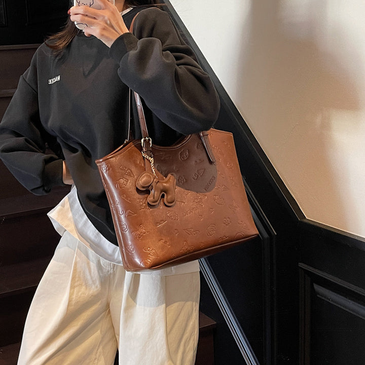 Textured Design Everyday Tote Bag Bowlift