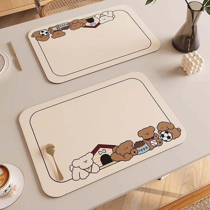 Textured Dining Placemats Bowlift