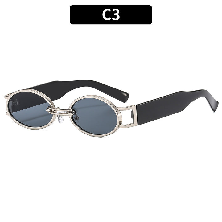 Fashion Oval Frame Sunglasses