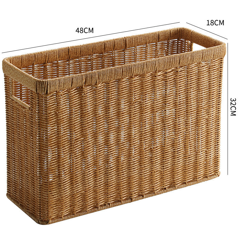 Versatile Wicker Organizer Basket Bowlift