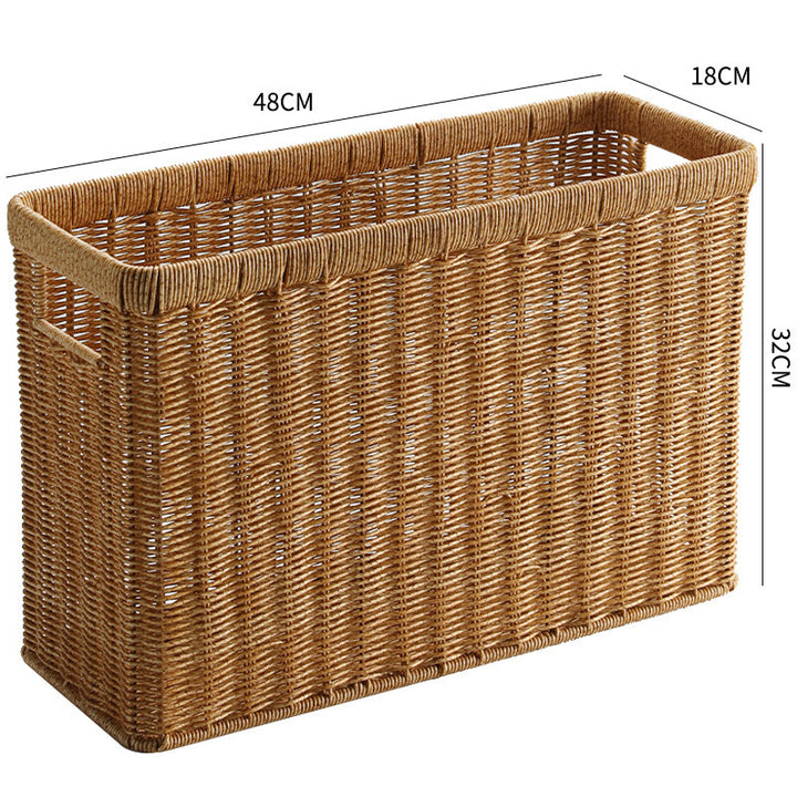 Versatile Wicker Organizer Basket Bowlift