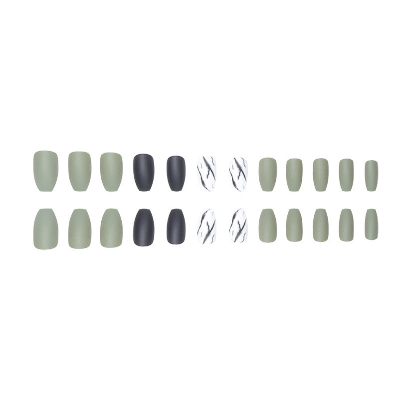 Matte Finish Stiletto Press-On Nails Bowlift