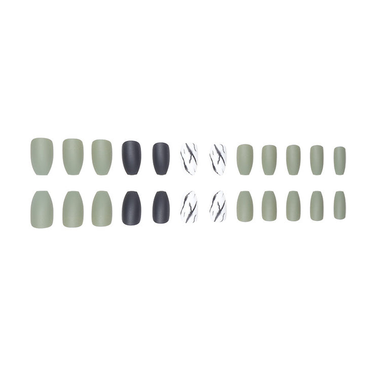 Matte Finish Stiletto Press-On Nails Bowlift
