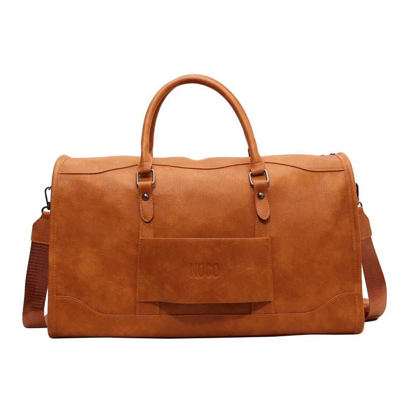 High-quality leather travel bag Bowlift