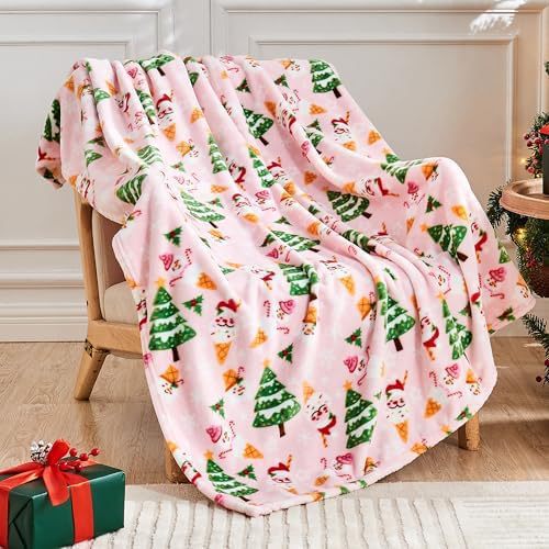 Cow Print Fleece Blanket