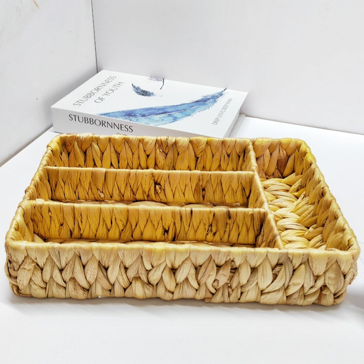 Rectangular Woven Storage Tray Bowlift