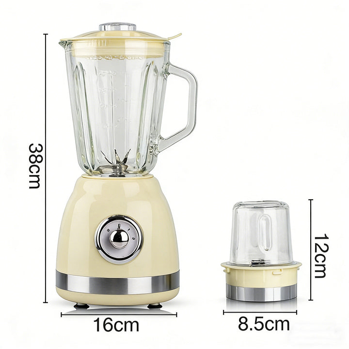 Premium Glass Jar Blender with Multi-Speed Control Bowlift