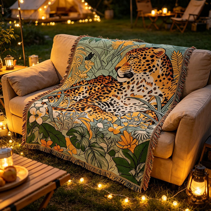 Decorative Animal-Themed Throw Blanket