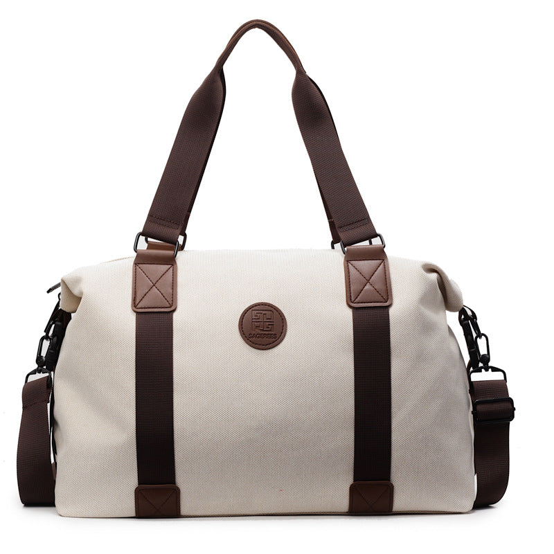 Sporty Duffel Bag With Multiple Compartments And Adjustable Shoulder Strap Bowlift