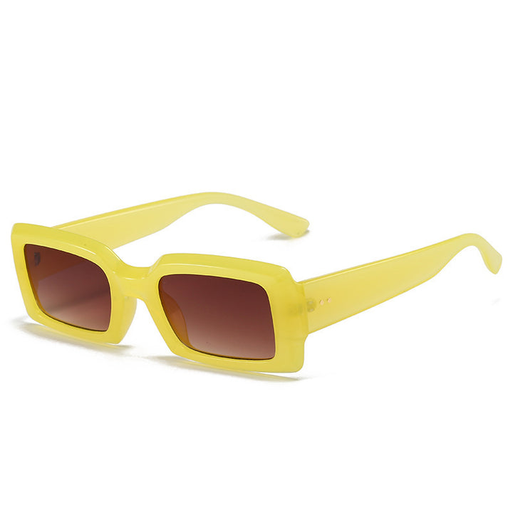 Oversized Geometric Sunglasses with Gradient Lenses Bowlift