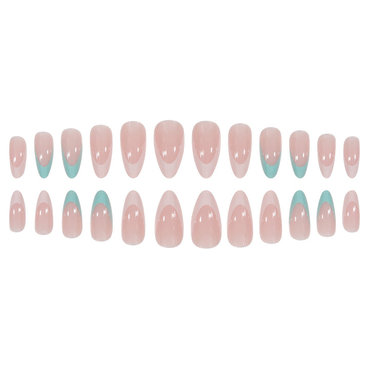 Artistic Gradient Stiletto Press-On Nails Bowlift