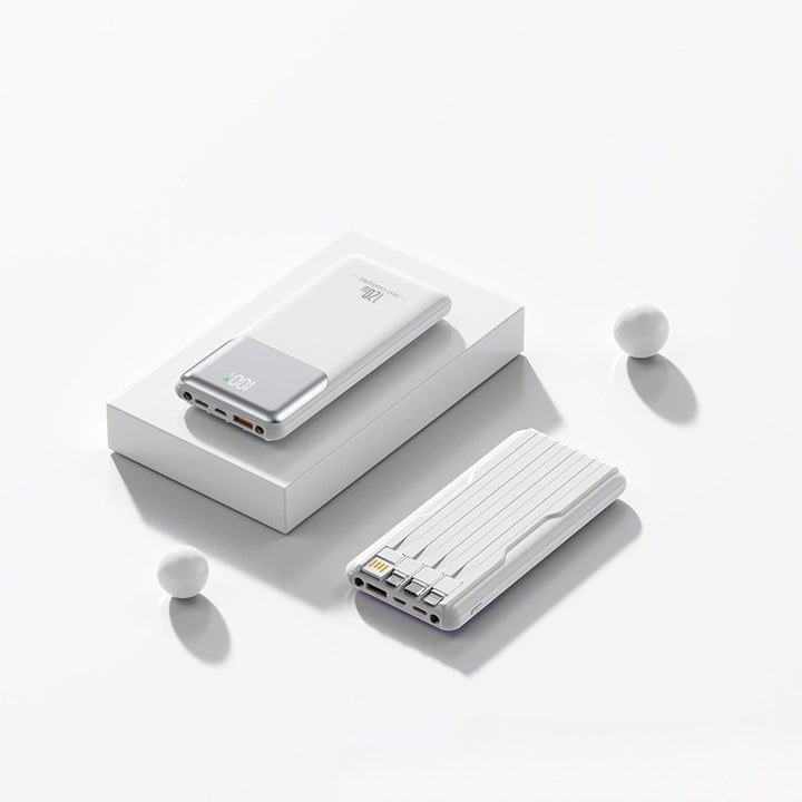 Portable Power Bank with Intelligent Multiple Connection and LCD Display Bowlift