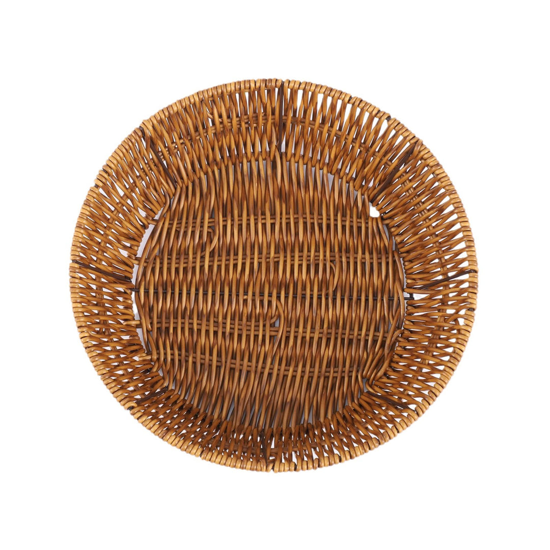 Decorative Wicker Storage Bowl Bowlift