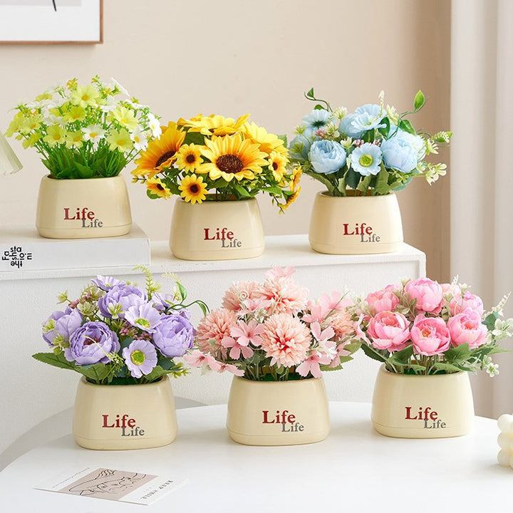 Lifelike Decorative Floral Arrangement