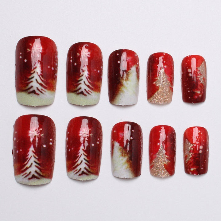Creative Christmas Art Nails Set Bowlift