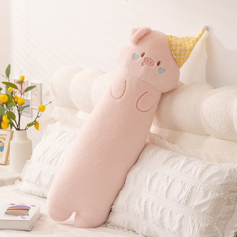 Plush neck roll with kitten motif Bowlift