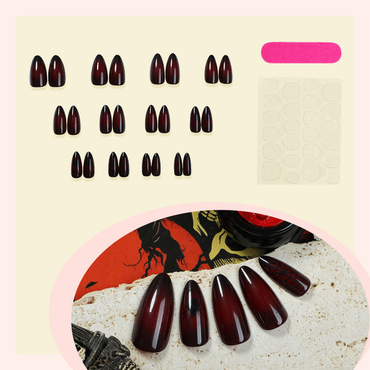 Nail set with elegant elongated design Bowlift