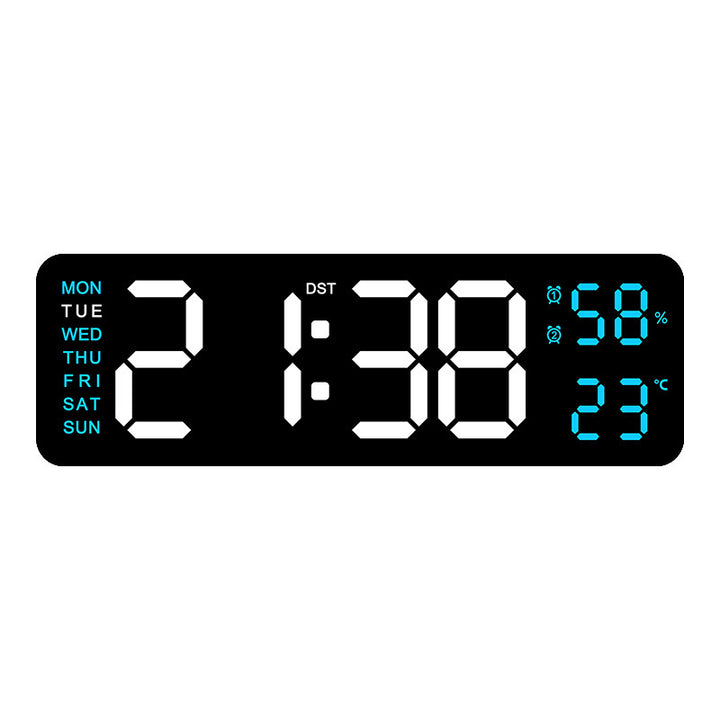 Digital Multifunctional Alarm Clock with Temperature and Hygrometer Display Bowlift