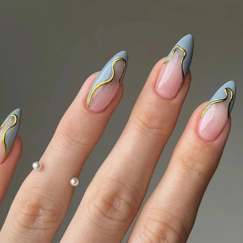 Stylish Decorative Press-On Nails Bowlift