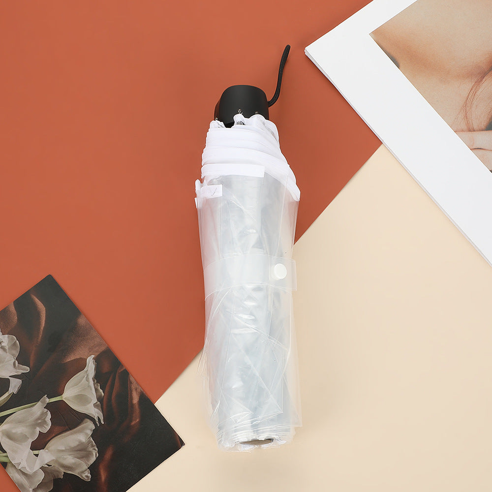 Unisex Automatic Transparent Umbrella Bowlift