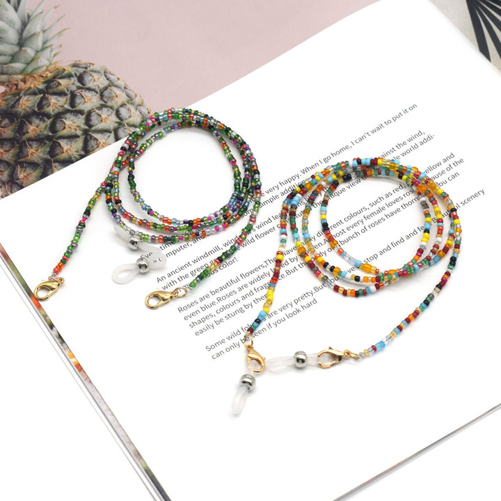 Colorful Multi-Textured Eyewear Chain Bowlift