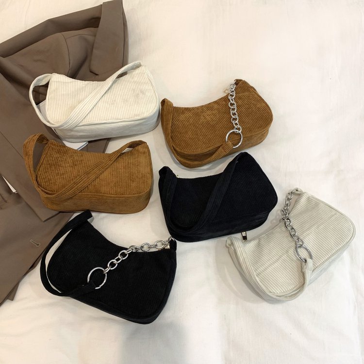 Fashionable Cord Handbag Bowlift