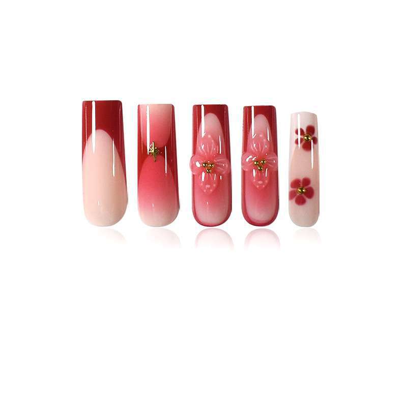 Elegant Floral Nail Art Design Bowlift