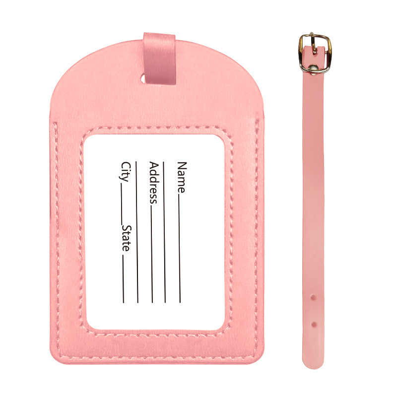 Women's high-quality and durable leather luggage tag Bowlift