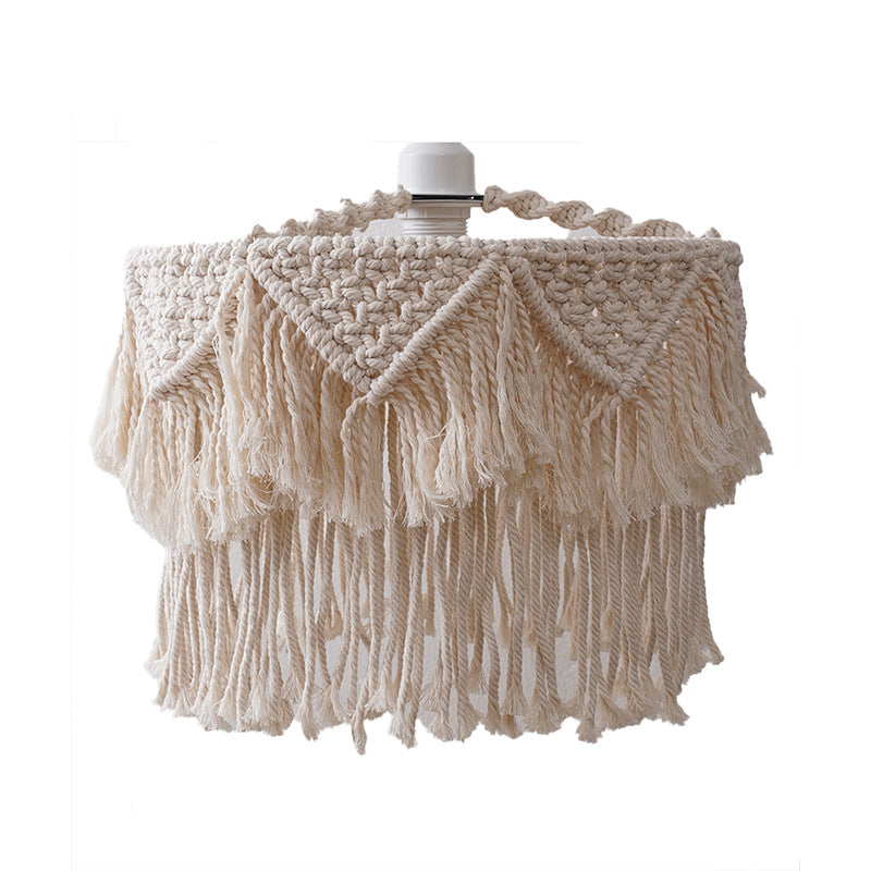 Macramé Pendant Light Shade Bowlift