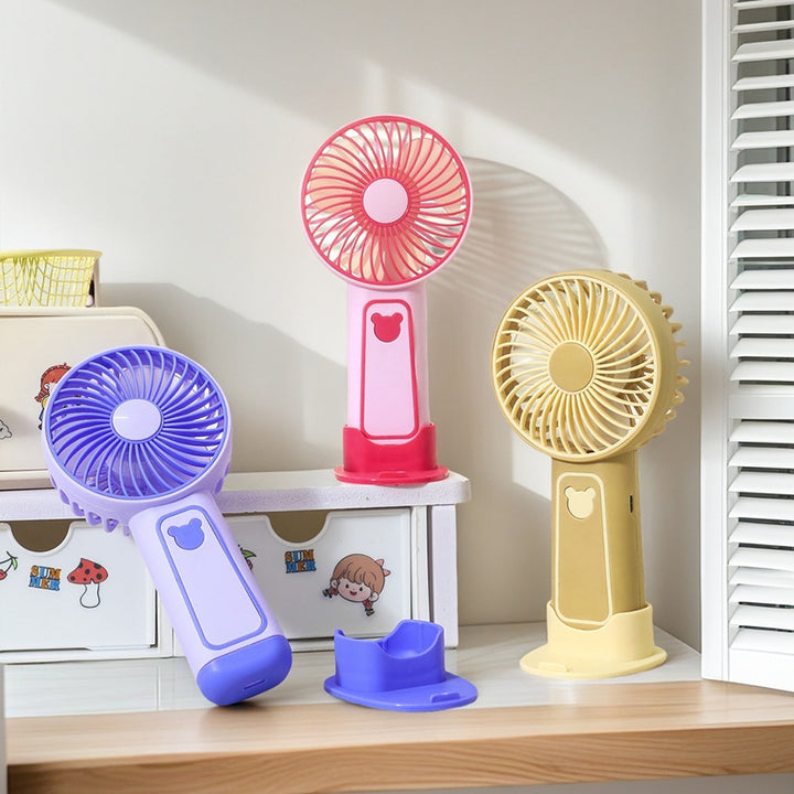 Ladies Portable Hand Fan Bowlift