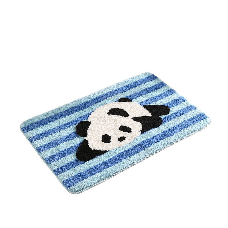 Cute Panda Bath Rug Bowlift