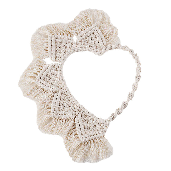 Macramé Heart-Shaped Wall Hanging Decor Bowlift