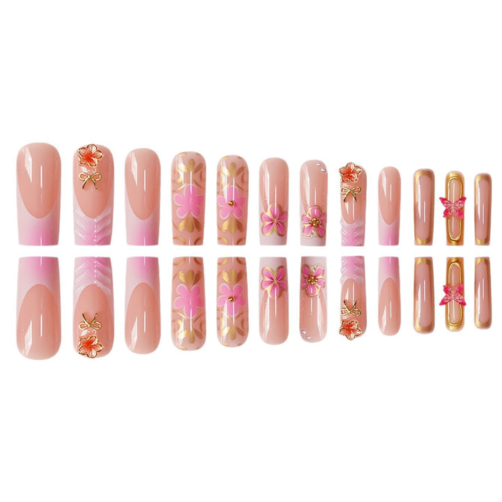 Decorative Acrylic Press-On Nail Art Bowlift