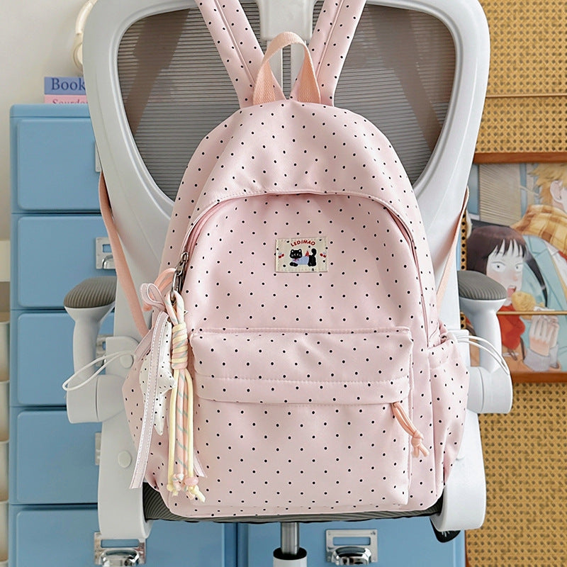 Polka Dot Design Backpack