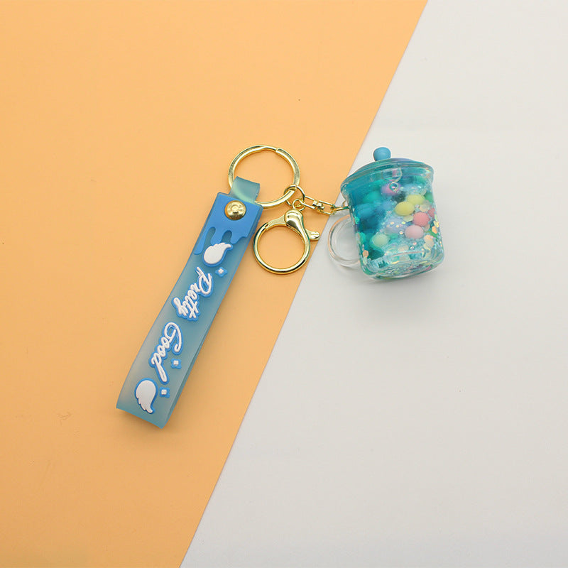 Unisex keychain with cute drinking vessel design Bowlift