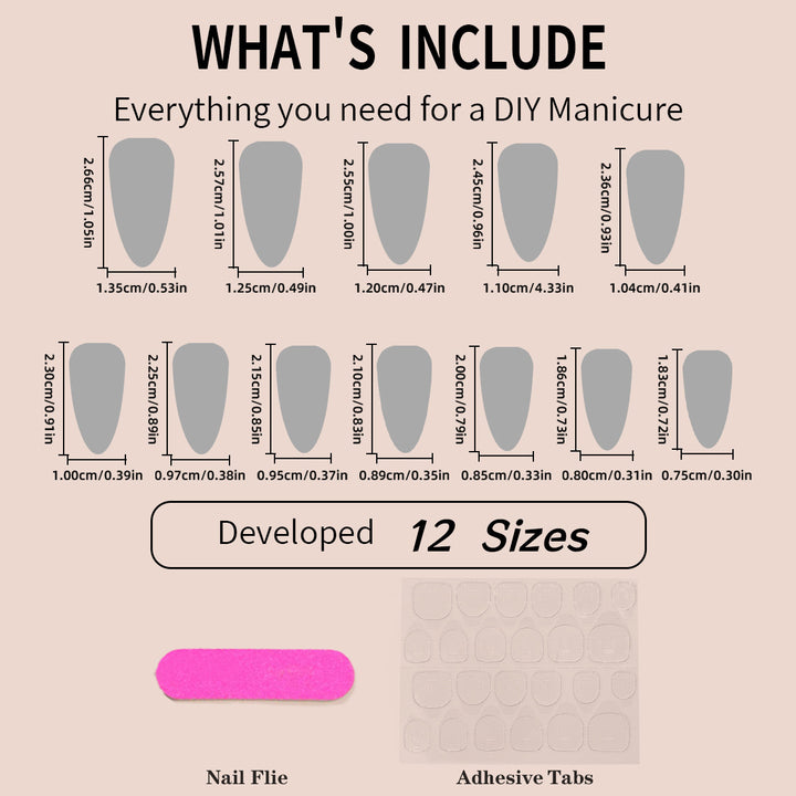 Creative nail art set with original sewing design Bowlift
