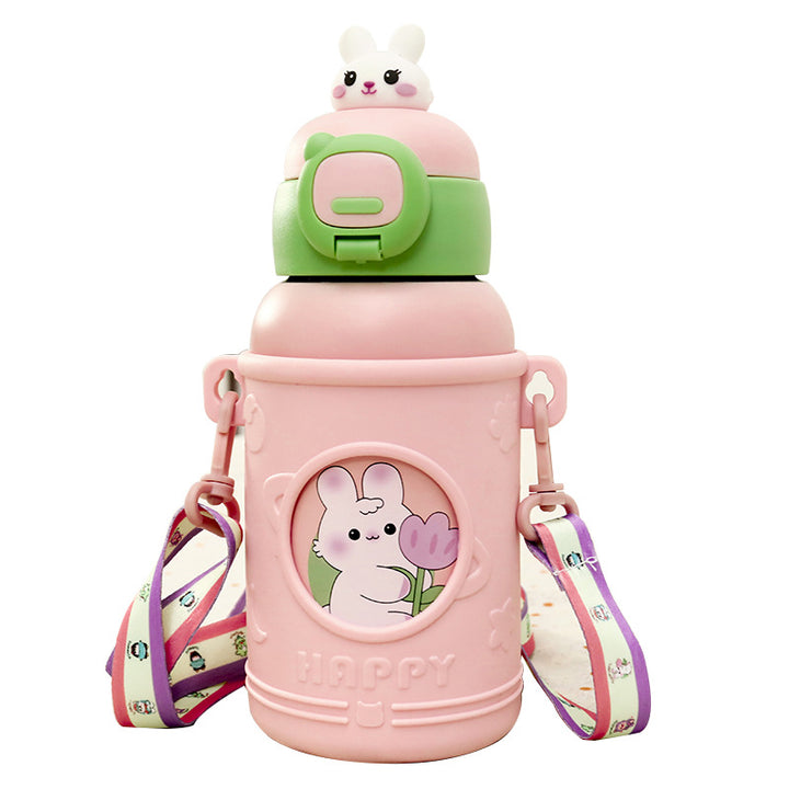 Ladies Insulated Drinking Bottle with Practical Carrying System Bowlift