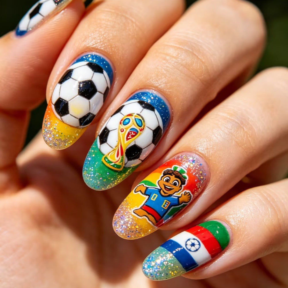 Creative Sporty Nail Art Bowlift