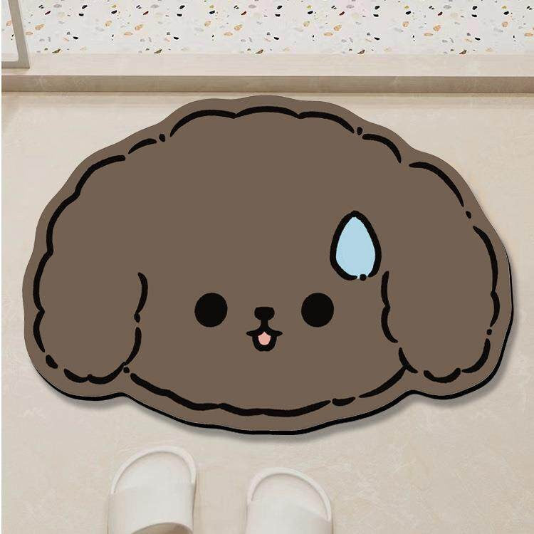 Cute Cat-Themed Bath Mat Bowlift