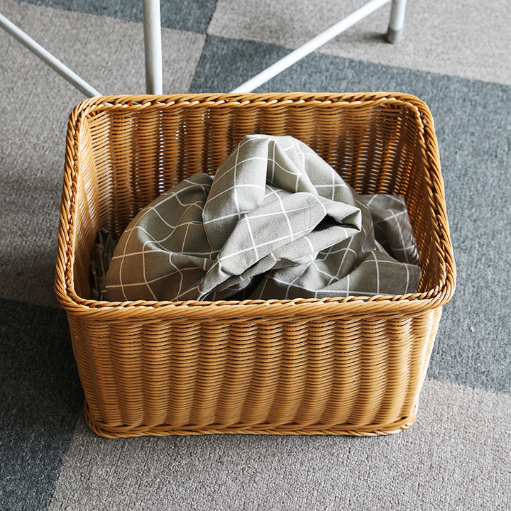 Unisex Practical Storage Basket made of High-Quality Rattan Bowlift