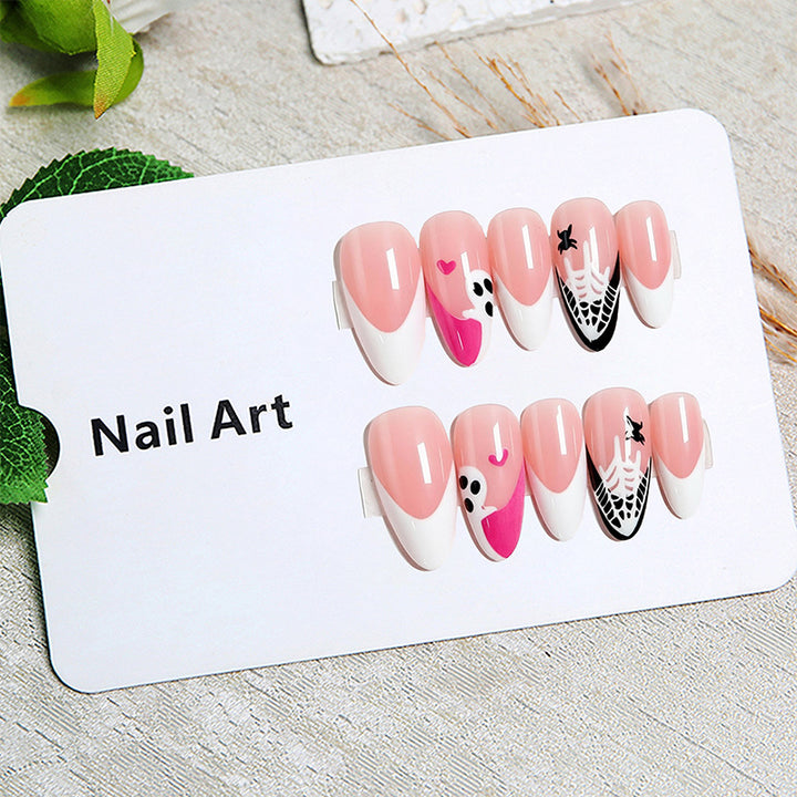 Halloween Design Artificial Nail Set Bowlift