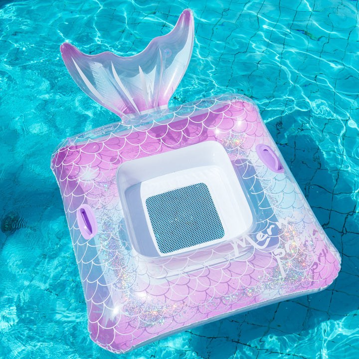 Inflatable Pool Lounger with Sun Canopy Bowlift