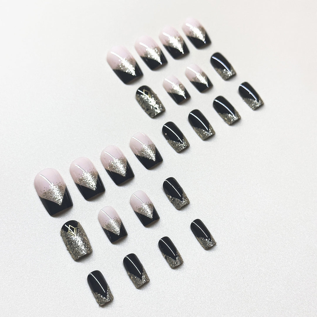 Glamorous Press-On Nail Extensions Bowlift