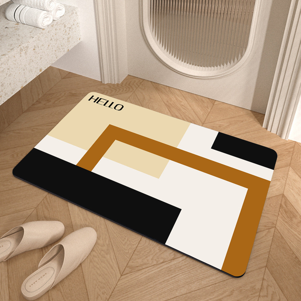Modern Abstract Bath Mat Bowlift
