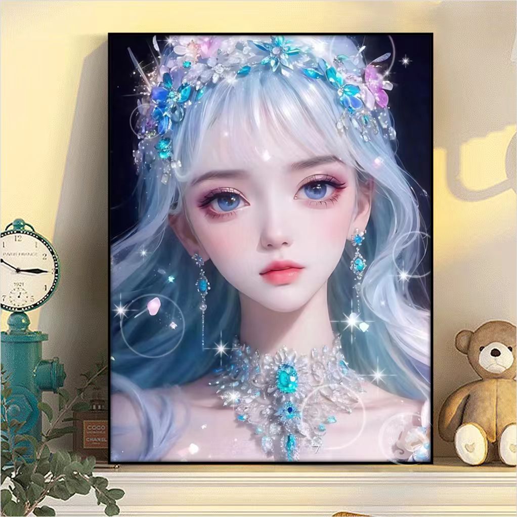Fantasy Character Portrait Canvas Art Print Bowlift