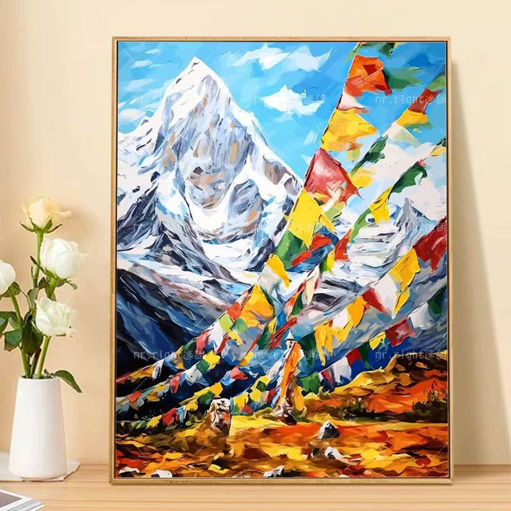 Mountain Landscape Canvas Art Print Bowlift