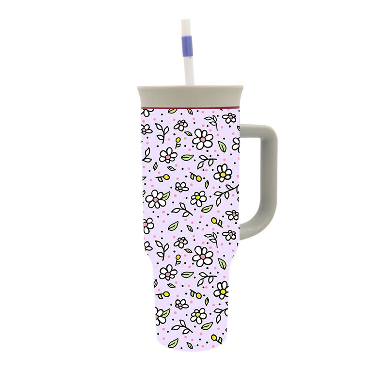Women's Stylish Drink Cup with Practical Straw Bowlift