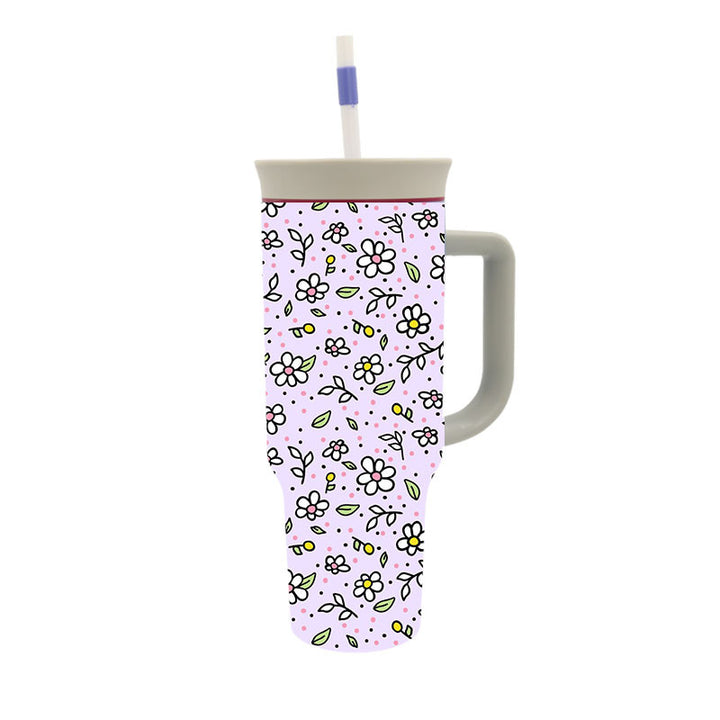Women's Stylish Drink Cup with Practical Straw Bowlift